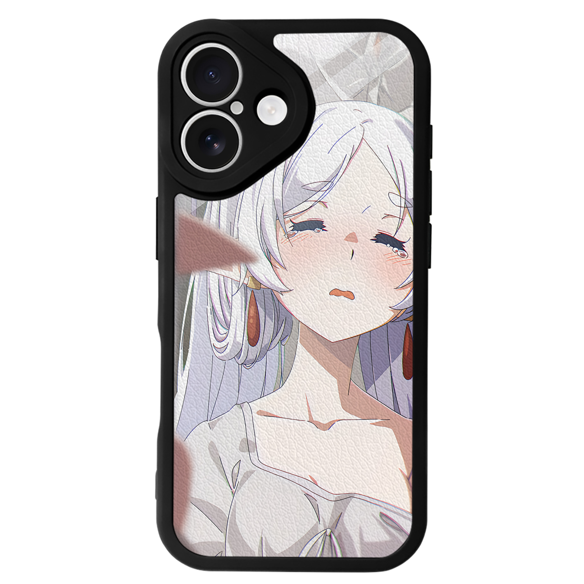 （画像用） 葬送のフリーレン Frieren 【iPhone 16シリーズ対応】シリコンスマホケース（レザー調） 材質：シリコン